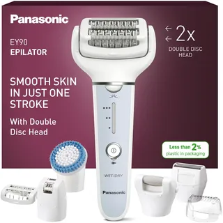 Panasonic Epilierer ES-EY90 Nass/Trocken 60 Pinzetten weiß
