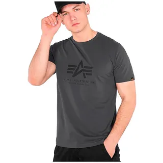 Alpha Industries Basic T-Shirt T-Shirt« für Herren Greyblack/Black