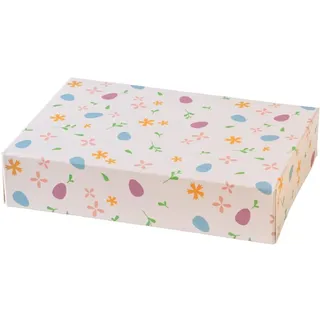 Decora 0346084 Süßigkeitenbox 23 x 16 x 5 cm (Höhe) Blumen und Eier