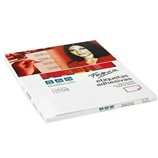 Klebeetiketten für Tintenstrahldrucker und Laserdrucker, 38 x 21,2 mm, Weiß, 6500 Stück