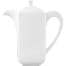 Dajar Teekanne 600 ml Porto, Porzellan, Weiß, 17 x 8 x 17,6 cm