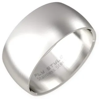 Fly Style Breiter Edelstahl Bandring - Herren Damen Daumenring - Hochwertiger Verlobungs- und Ehering