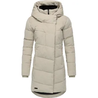 Wintermantel RAGWEAR "Wintermantel Pavla Cordy YOUMODO", Damen, Gr. XXL, beige (bone), Obermaterial: 100% Baumwolle CO.  Obermaterial: Futter: 100% Polyester PES. 100% Polyester PES., Mäntel Wintermantel