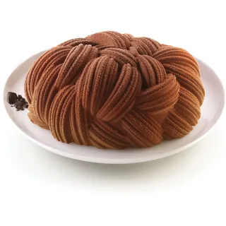 silikomart | Silikon-Kuchenform Modern WOOLY, antihaftbeschichtet, 1er Pack Kuchenform, 3D Design, Ø 190 h 72 mm, Volumen 1,46 ml, Made in Italy