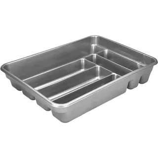 ORYX Aufbewahrungsbox 40 x 30 x 7 cm 1-tlg. silber