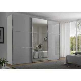 STAUD Schwebetürenschrank Includo Glas 280 x 222 x 68 cm Grau