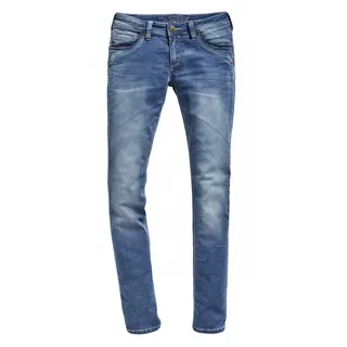 Timezone Damen Slim Tahila Jogg Straight Jeans, Blau (Blue Denim Wash 3041), 26W / 34L EU