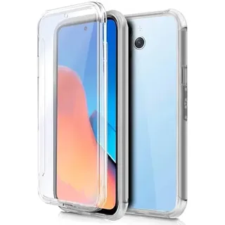 Cool 3D-Silikon-Schutzhülle für Xiaomi Redmi 12 (transparent vorne + hinten)