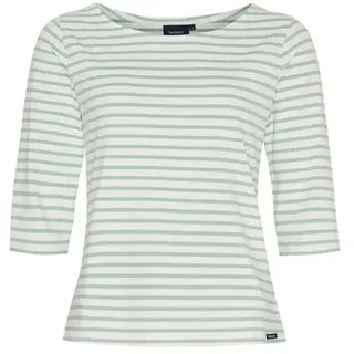 Sea Ranch Marina Uv-t-shirt Mit 3/4-Ärmeln - White / Pastel Green - XL