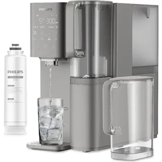 Philips ADD6921DG/10 – Entfernt bis zu 110 Substanzen, sofortige Kühlung und Erwärmung, Filterlebensdauer 1 Jahr