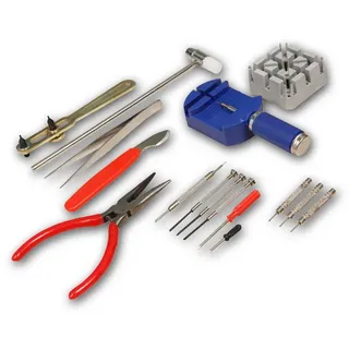 McPower Uhrenwerkzeug Set 16-teilig für Armbanduhren