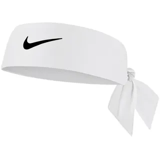 Nike Unisex-Adult Dri-fit Head Tie 4.0 Stirnband, weiß - schwarz, 1 SIZE EU