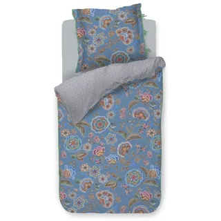 Pip Studio Matata Bettwäsche blau 155x220cm (1 Set)