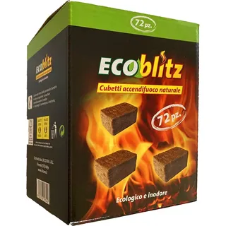Feueranzünder ECOBLITZ Eco 72 Stück 12 Pakete