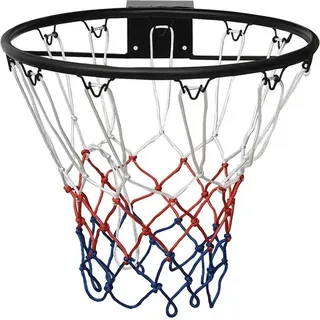 vidaXL Basketballring Schwarz 45 cm Stahl