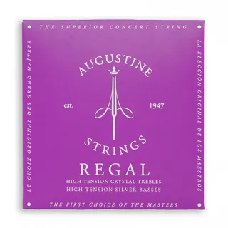 AUGUSTINE Klassik Gitarrensaiten Regals Label Satz Blue Extra High Tension//Bassaiten High Tension