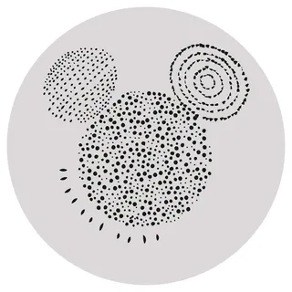 Komar Vliestapete , Grau, Schwarz , Cartoon , Fsc , Tapeten & Wandverkleidungen, Vliestapeten