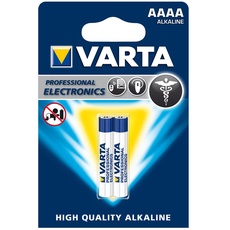 VARTA 11510261 - Longlife Power Batterie MAX TECH Mini (2er Blister, AAAA), Kapazität 625 mAh
