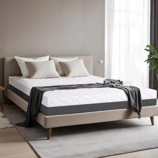 TANHK Matratze | mittelfeste orthopädische Unterstützung | Hybrid-Formel aus Memory und Waterfoam | 100% Made in Italy | atmungsaktiv, milbendicht und antibakteriell (revitalisierend, 200 x 200)