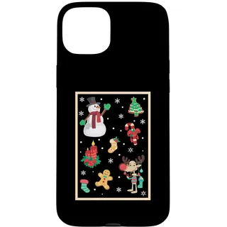 Hülle für iPhone 15 Plus Frohe Weihnachten Pyjama Urlaub Winter Urlaub Xmas PJS