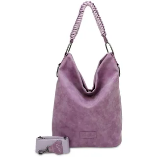 Fritzi aus Preußen Schultertasche Olga Special Rub Hobo Bag Lilac violett - Violett, Lila