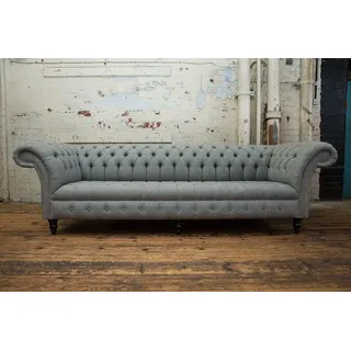 XXL Chesterfield Polster Sofas Design Luxus Sofa 4 Sitzer Leder Couchen Couch