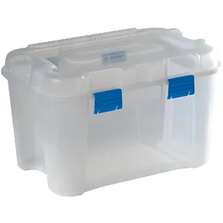 Curver Aufbewahrungsbox Totem 60 l 1-tlg. transparent/blau