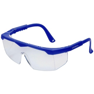 Gebol - Kinder-Schutzbrille Safety Kids, für Kinder, angenehm zu tragen durch leichte Bauweise und einstellbare Bügel, kratzfest, Inhalt: 1 Stück, Universalgröße, Farbe: Blau