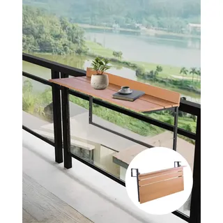 Balkontisch Hängetisch Balkonhängetisch Klappbar Klapptisch 1000x345mm