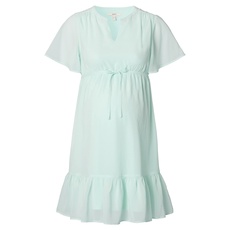 ESPRIT Maternity Damen Dress Woven Short Sleeve Kleid, Pale Mint - 356, 34 EU