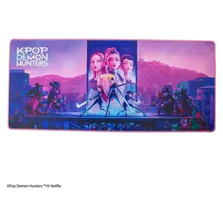 K-Pop-Motivierte Mauspad-Unterlage, "Demon Hunters", Größe XL - Rosa
