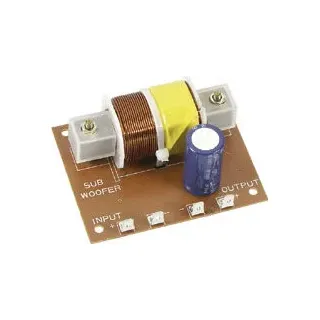 Frequenzweiche für Subwoofer, 100/200 Watt - Braun