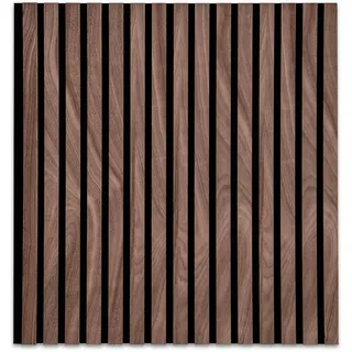 Floordirekt Akustikpaneel Walnussfarben 2 St. 60 x 60 cm