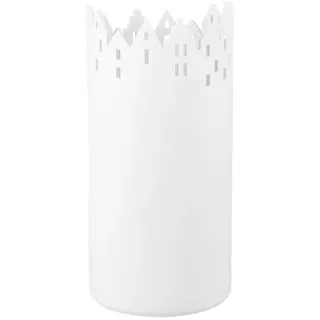 räder Stadtvase aus Porzellan in weiß D11cm x H22cm