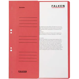 Falken Registermappe A4 rot 50 St.
