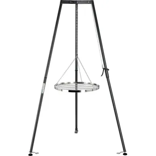 Hängegrill Dreibein aus Edelstahl, 66 cm