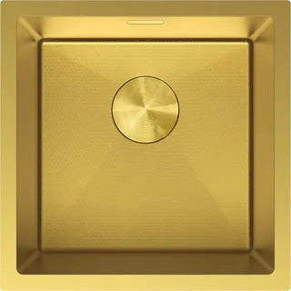 Mexen Trixo Spülbecken aus Stahl 1-Kammer 440 x 440 mm, gold HC - 6413441000-55HC - Gold