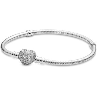 Pandora Armband 590727CZ-17 Women's Silber Herz Zirkonia Armband