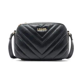 Liu Jo für Damen. AF5187-E0426 Kleine schwarze gesteppte Umhängetasche (OSFA), Lässig, Party, Polyester