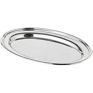 Edzard Tablett Lisa (23 x 16 cm), schwerversilbert, oval | Zum Servieren und Anrichten, Silbertablett klein, Tischdeko, Geschenk