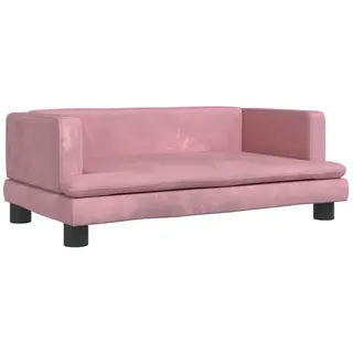 SYFAXTM Kindersofa Rosa 80x45x30 cm Samt - Rosa