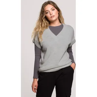 BeWear Damen-Strickweste Reenzong BK076 grau S/M - Grau