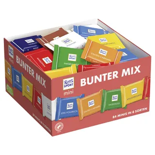 Ritter Sport Mini Mix Schokolade 84 Stück 1000 g