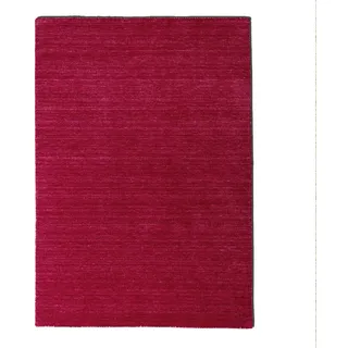 Steffensmeier Wollteppich Nomade 65/135 cm , Rot , Naturmaterialen , Rechteckig , 65x135 cm , für Fußbodenheizung geeignet, antistatisch, strapazierfähig, in verschiedenen Größen erhältlich , Teppiche und Böden, Teppiche, Schafwollteppiche