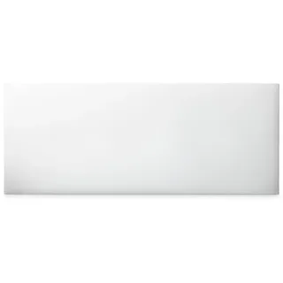 DUÉRMETE ONLINE Kopfteil Wien, gepolstert, hochwertiger Bezug aus hochwertigem Kunstleder, inklusive Beschlägen und Schrauben, Maße 145 x 60 cm (Bett mit 135/140 cm), Weiß