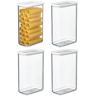 Mepal Modula Küchendose weiß 20,0 cm 2,0 l 4-teiliges Set
