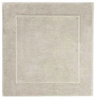 Aquanova Badematte , Seidengrau , Textil , Uni , quadratisch , 60x60 cm , Oeko-Tex® Standard 100 , für Fußbodenheizung geeignet, rutschhemmend , Heimtextilien, Badtextilien, Badematten