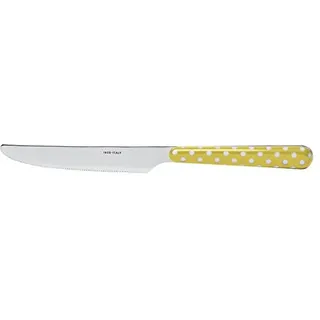 Excèlsa Bolero Messer, 1,8 mm dick, Edelstahl, Gelb, Tupfen