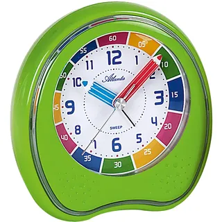 Atlanta Kinderwecker Ohne Ticken Grün Jungen Mädchen - 1953-6