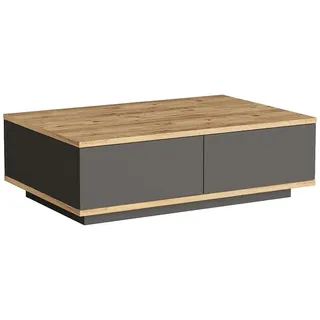 Skye Decor Vente-Unique Couchtisch, Anthrazit, Holz, Rechteckig, 60x28.6x90 cm Wohnzimmer, Wohnzimmertische, Couchtische,